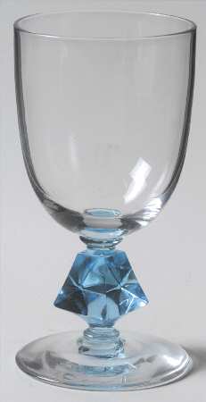Aquarius Blue (Cerulean) Juice Glass