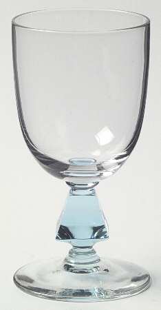 Aquarius Blue (Cerulean) Wine Glass