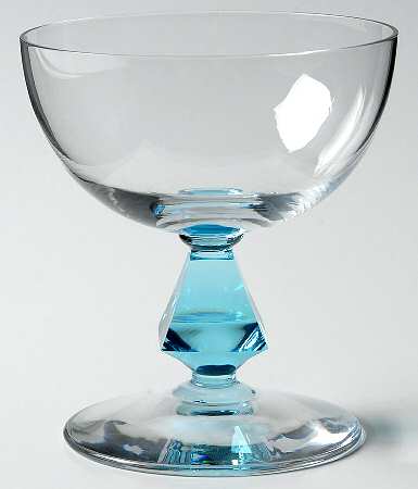 Aquarius Blue (Cerulean) Champagne/Tall Sherbet