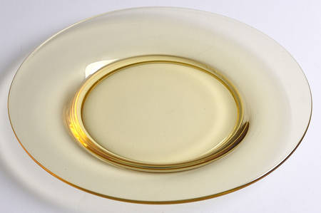 Aquarius Gold Luncheon Plate