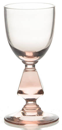 Aquarius Pink Cordial Glass