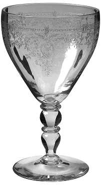 BRY1 (Etched) Water Goblet