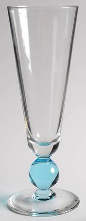 Contour Cerulean (Blue Stem) Pilsner Glass