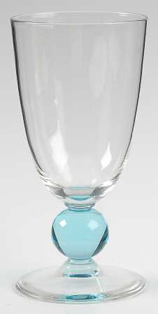 Contour Cerulean (Blue Stem) Footed Tumbler