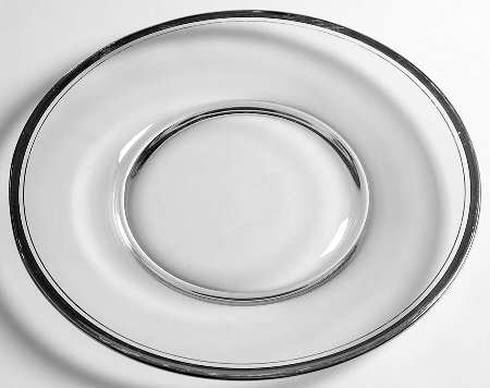 Debut (Platinum Trim) Luncheon Plate