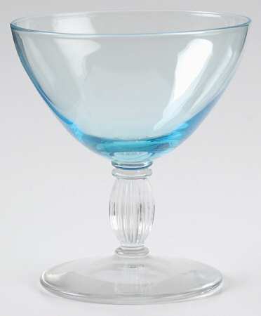 Delhi Light Blue (Cerulean) Champagne/Tall Sherbet