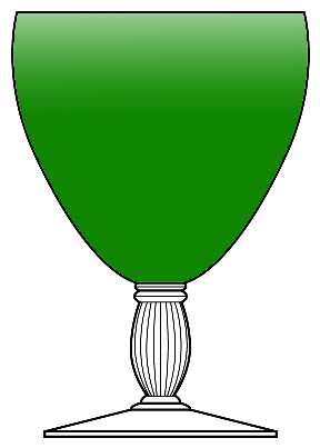 Delhi Green Water Goblet