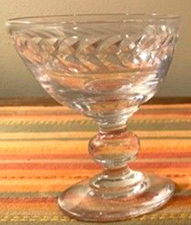 Early American Laurel Champagne/Tall Sherbet