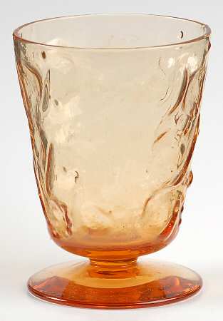 El Rancho Amber Juice Glass