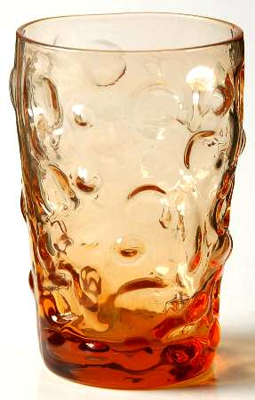 El Rancho Amber Flat Juice Glass