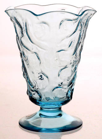 El Rancho Cerulean 5" Footed Vase