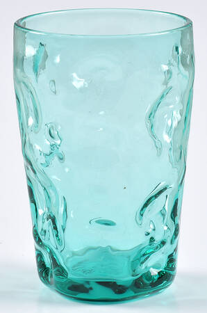 El Rancho Green Flat Juice Glass