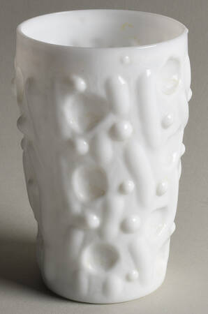 El Rancho Milk Glass 12 Oz Flat Tumbler