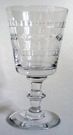 Empire (Cut) Water Goblet