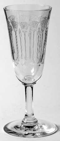 Etch 410  Brandy Glass