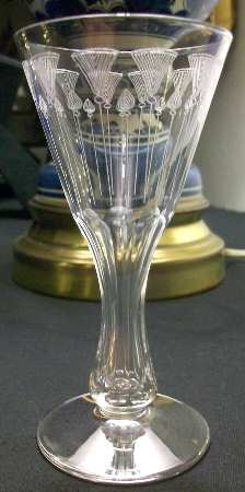 Etch 410  Tall Hollow Stem Champagne