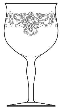 Etch 535 (Stem #350) Water Goblet