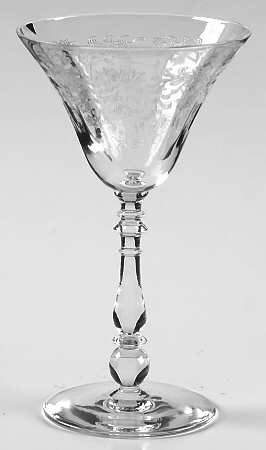 Fern Leaf (Stem 854, Etched) Liquor Cocktail