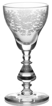 Fern Leaf (Stem 894, Etched) Cordial Glass