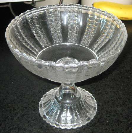 Fishscale Round Compote (Height X Width)
