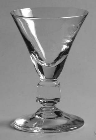 Hellenic Clear Cordial Glass