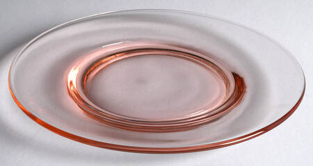 Minuet Pink Luncheon Plate