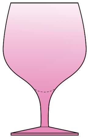 Minuet Pink Water Goblet