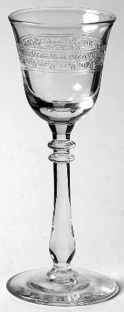 Old Lace Cordial Glass
