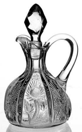 Panelled Thistle Cruet & Stopper