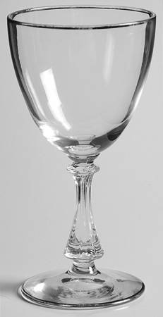 Roslyn (Platinum Trim) Wine Glass