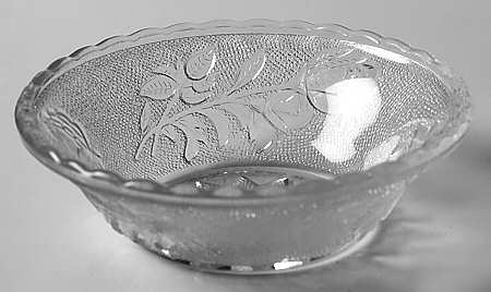 Rose in the Snow Clear Sauce Dish