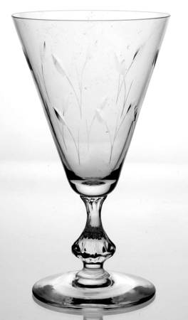 Snowflower (Cut #299) Water Goblet