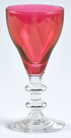 Springtime Cranberry (Stem 688) Wine Glass