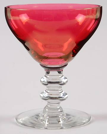 Springtime Cranberry (Stem 688) Champagne/Tall Sherbet