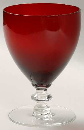 Springtime Ruby (Stem 688) Low Water Goblet