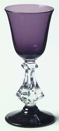Symphony (Amethyst Bowl & Foot) Cordial Glass