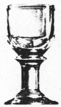 Tudor Clear Cordial Glass