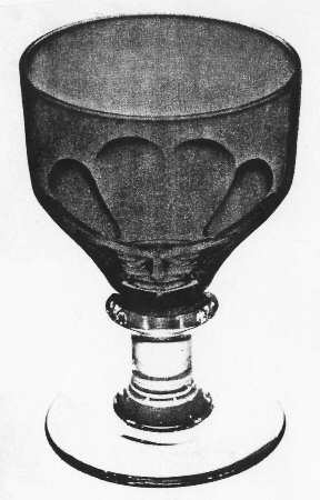 Tudor Clear Amethyst Water Goblet