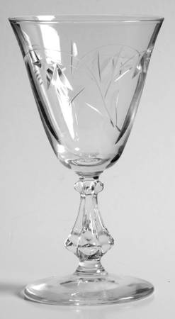 Woodflower (Cut) Wine Glass
