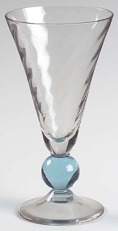 Apollo Cerulean (Blue Stem, Swirl Optic) Iced Tea
