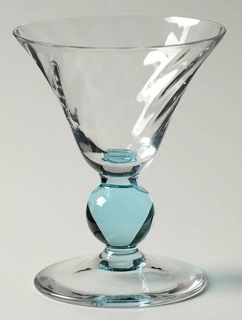 Apollo Cerulean (Blue Stem, Swirl Optic) Liquor Cocktail