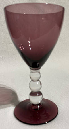 Aristocrat Amethyst (Amethyst Bowl and Foot) Claret Wine