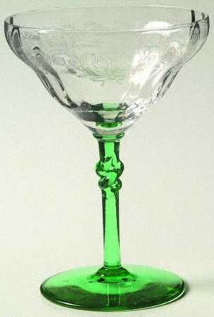 Etch 390 Green Champagne/Tall Sherbet