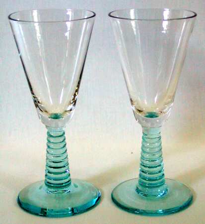 Ringmont Blue (Cereulean) Cordial Glass