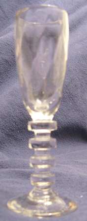 670 (Diamond Optic) Cordial Glass