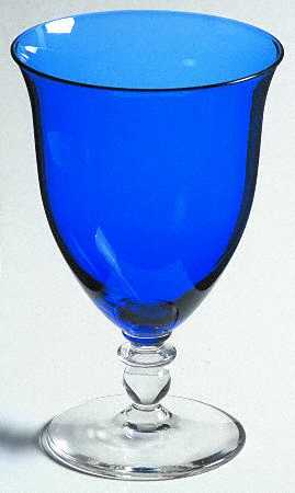 678 Blue 11 Oz Footed Tumbler
