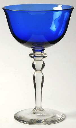 678 Blue Champagne/Tall Sherbet