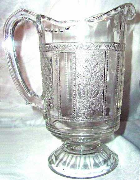 Panelled Forget Me Not 64 Oz Pitcher