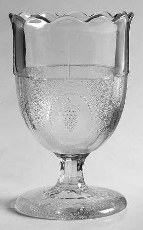 Beaded Grape Medallion Celery Vase
