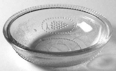 Beaded Grape Medallion 4" Sauce Dish